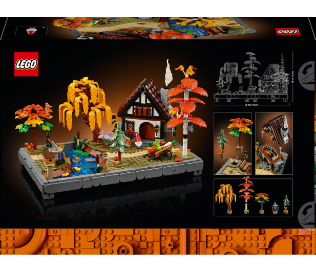 LEGO ICONS 11372 Jesienny ogród z chatką - 1473408 - zdjęcie 10